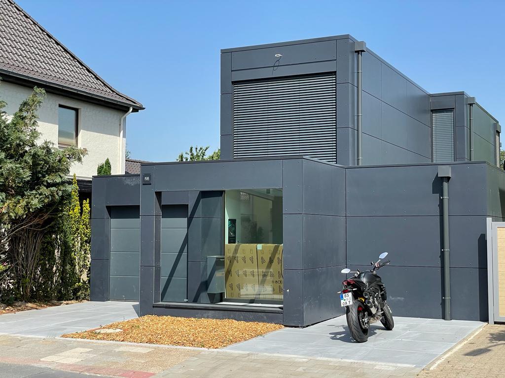 Carport with integrated solar roof